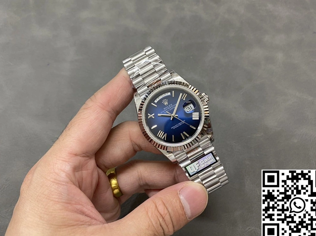 Steel Dial v5 Factory Rolex Day 228239-0076 Date Tungsten Deep Blue QF 0815